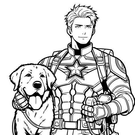 Captain America Coloring Pages Online [2025]