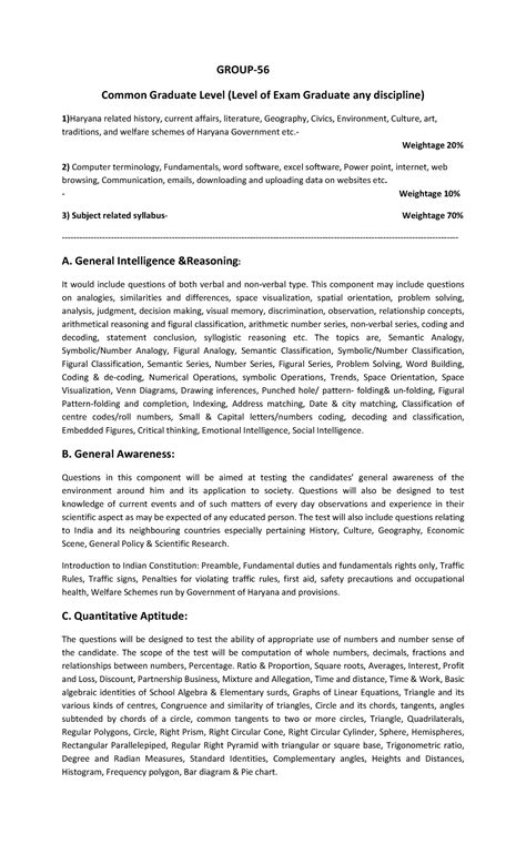 Group 56 Common Graduate Level - GROUP- Common Graduate Level (Level of ...