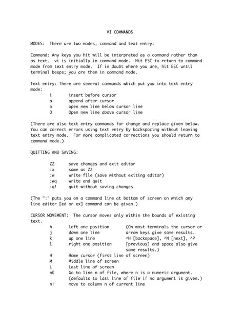 Vi Commands Tutorial 的图像结果