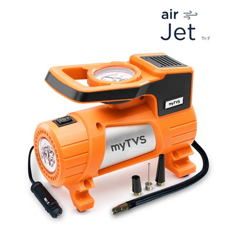 TI-7 Tyre Inflator for Car by myTVS – Heavy Jet Power