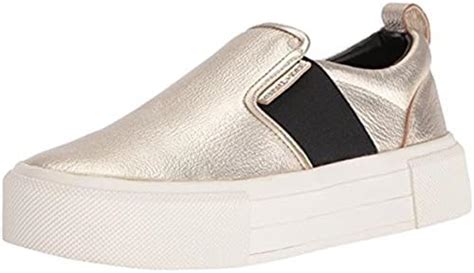 Buy KENDALL + KYLIE Women's Tenley Fashion Sneaker, Gold, 6 M US at ...