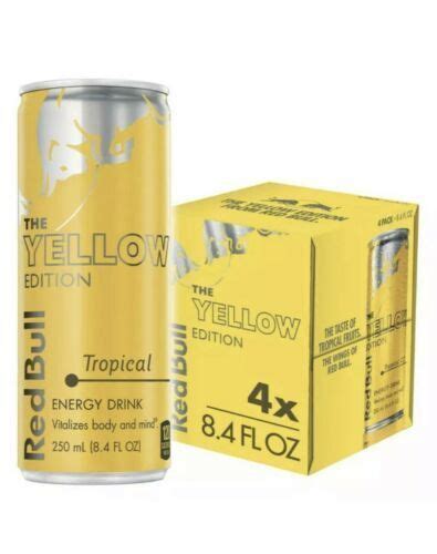Red Bull Yellow Edition Energy Drink Tropical 8.4 | Ubuy India
