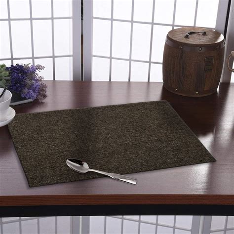 Kuber Industries Multiuses Jute Table Placemat for Kitchen, Dining ...