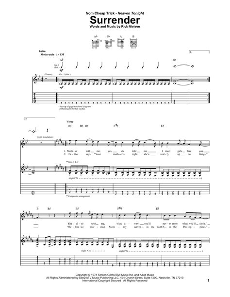 I Surrender All Guitar Chords