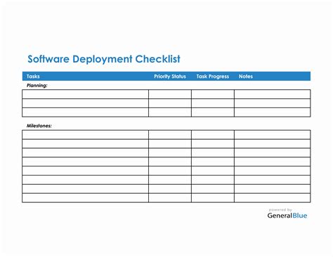 Image result for Software Server List Template