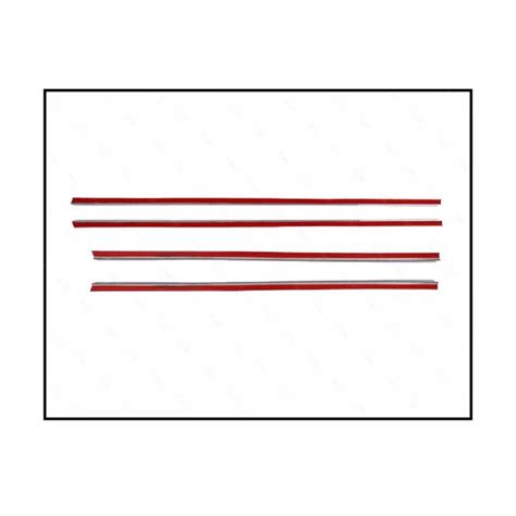 Buy for Hyundai i20 Chrome Window Streamer 4 pcs. BETWEEN 2008-2014 ...