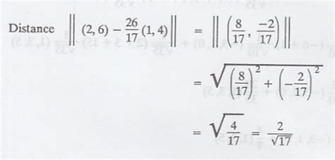 Inner Product spaces - Orthonormal projection
