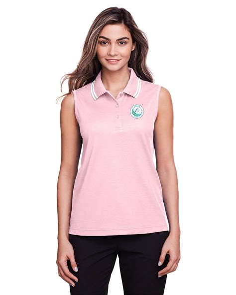 Embroidered Women's Fit Sleeveless Polo - Kanizzle