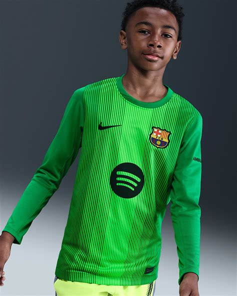 F.C. Barcelona 2025/26 Stadium Goalkeeper Older Kids' Nike Dri-FIT ...