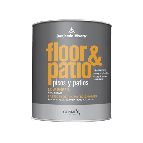 Benjamin Moore Floor & Patio Satin Brush/Roller Enamel Paint 1 qt Mfr ...