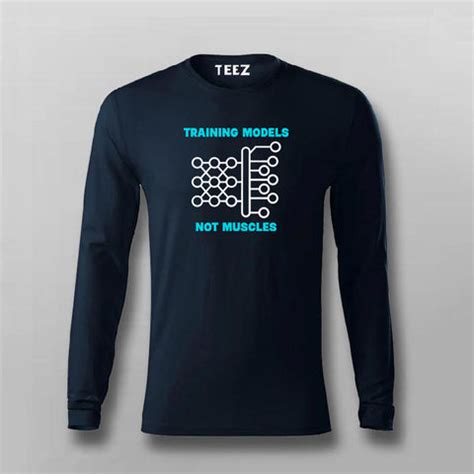 Training Models, Not Muscles - Neural Network & AI Enthusiast T-shirt ...