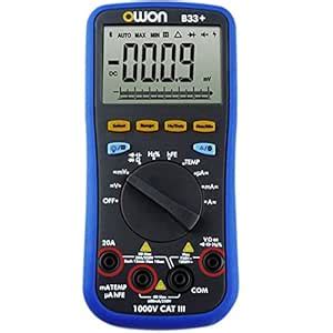OWON B33+ Digital Bluetooth True RMS Multimeter AC DC Voltage Current ...