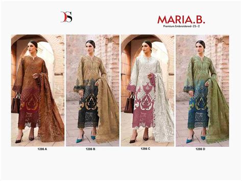 MARIA.B. 1286 COLOURS BY DEEPSY SUITS 1286-A TO 1286-D SERIES PAKISTANI ...