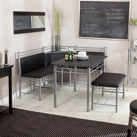 Enjoy Breakfast With Corner Booth Dining Set — Randolph Indoor and ...