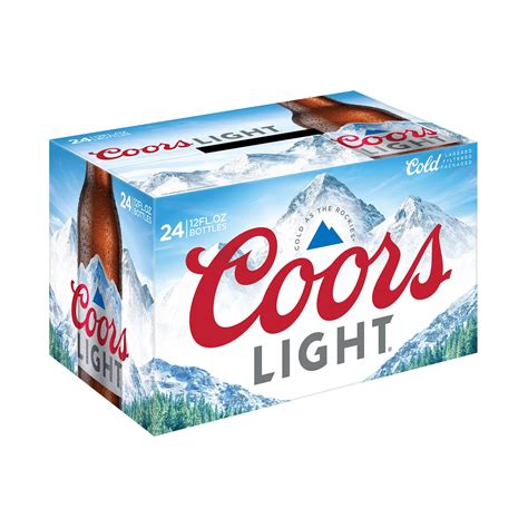 Coors Light Beer Bottle