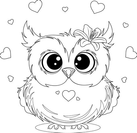 Owl Coloring Pages