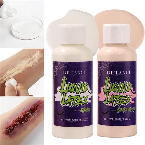 Amazon.com : 2 Pcs Liquid Latex Sfx Makeup Halloween liquid Latex ...