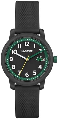 Lacoste Lacoste.12.12 Kids Qtz Basic Black Round Dial Kids Watch|Black ...