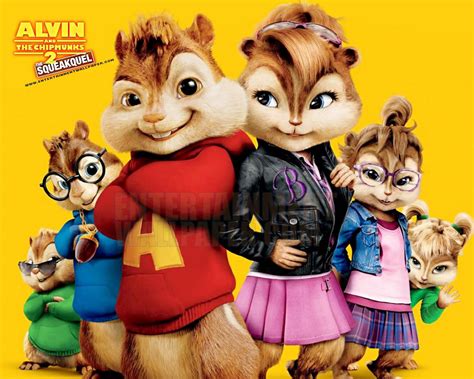 Alvin And The Chipmunks Theodore And Eleanor Wallpaper
