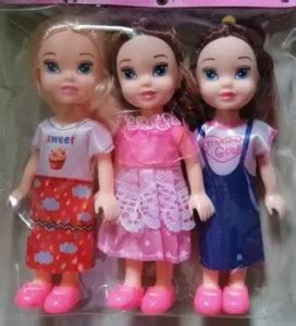 Khilaunewala 3 Princess Dolls Long Hair Girls/Kids | 3 Sisters | Pack ...