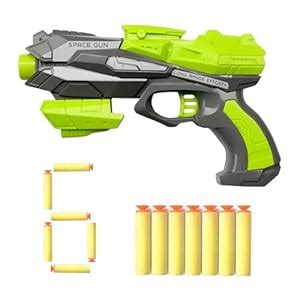 Toyshine Thunder Strike Load and Shoot Gun Toy with 6 Safe Foam Darts ...