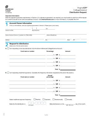 Fillable Online collegeamerica distribution request form Fax Email ...