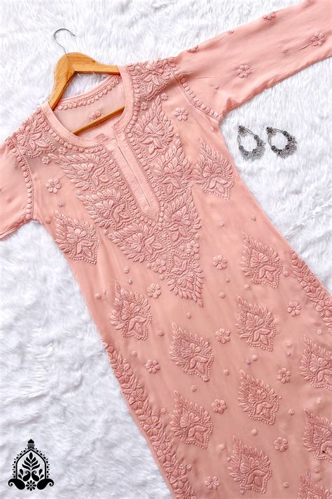 Poshak Chikan Studio 100% handmade Lucknowi Chikankari brand