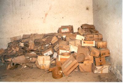 Almacenaje inadecuado de las flechas