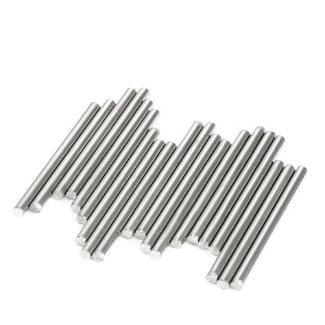 Buy ELECTROPRIME 20Pcs Stainless Steel Round Shaft Rods Axles 2mm x ...