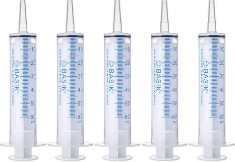 Buy 60ml Silicone O-Ring Syringes - 5 Pack at Ubuy Nepal