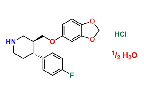 Paroxetine Hydrochloride Hemihydrate | CAS No- 110429-35-1