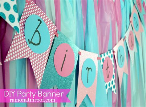 Diy Party Banner Template