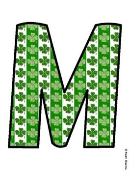 MORE PRECIOUS THAN GOLD! St. Patrick’s Day Bulletin Board Letters ...