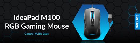 Refurbished Lenovo Ideapad M100 RGB Gaming Mouse Optical | TPSTECH.in ...