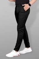 COMBRAIDED Slim Fit Men Black Trousers - Buy COMBRAIDED Slim Fit Men ...