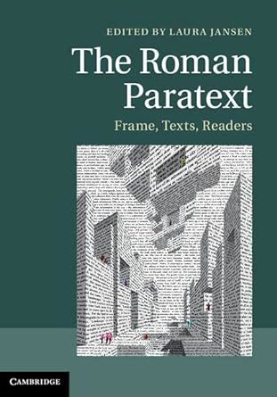 Buy The Roman Paratext: Frame, Texts, Readers Book Online at Low Prices ...