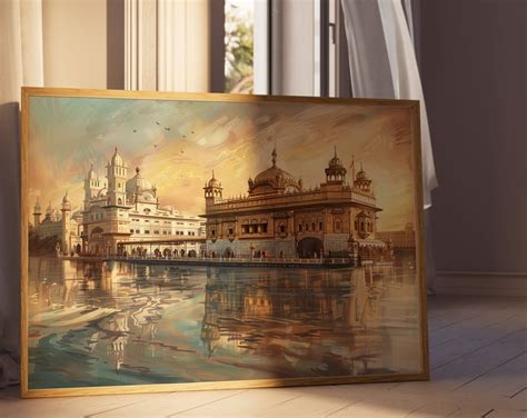 Interior of Golden Temple India Sikh Wall Art Prints, India Poster ...