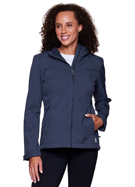 Avalanche Women's Fleece Lined Hoodie Soft Shell Jacket With Zipper ...