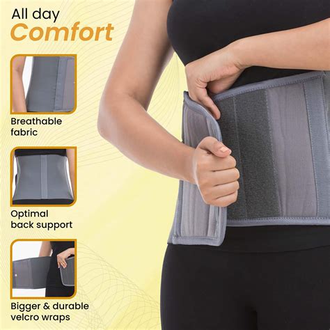 Abdominal Belt, For Men & Women, XXL, Grey | AGARO – Agaro