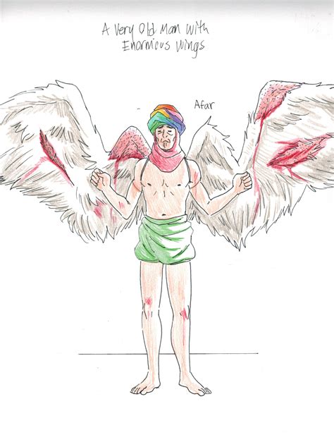 ArtStation - A Very Old Man With Enormous Wings (Realized Costume Designs)