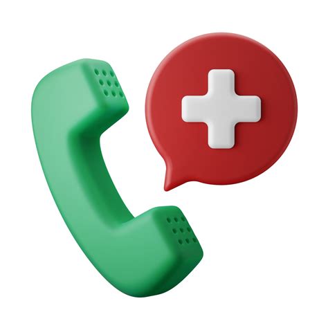 emergency medical help call center 3d icon illustration 11019349 PNG