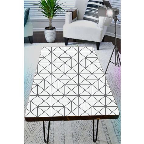 Line Texture On White Self Adhesive Sticker For Table – Myindianthings