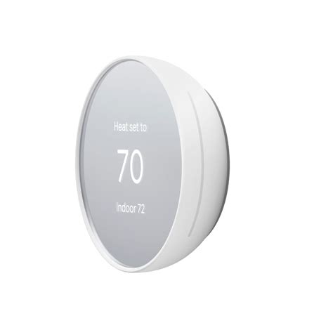 Google Nest Thermostat 4th Gen Smart Programmable Wifi- Snow White ...
