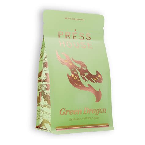 Press House Coffee Green Dragon Espresso Blend – Sweet & Syrupy
