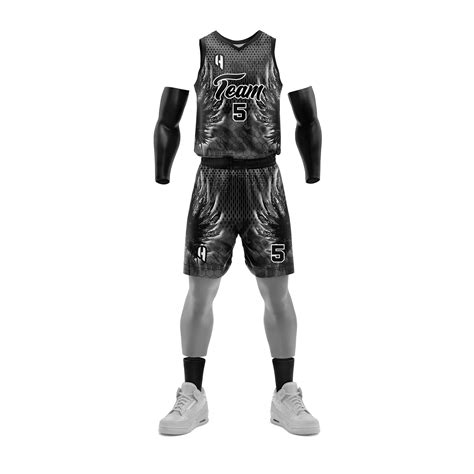 Custom Basketball Jersey and Shorts Set with Personalized Player Name ...