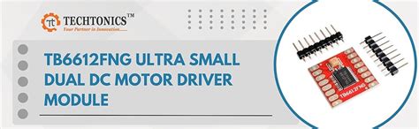 Techtonics TB6612FNG Dual DC Motor Driver Module : Amazon.in ...