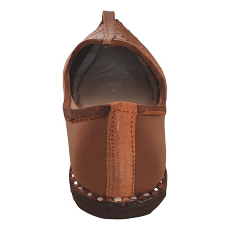 Buy Sandy Brown Leather Heart Men's Jodhpuri Mojaris | Shop Online ...