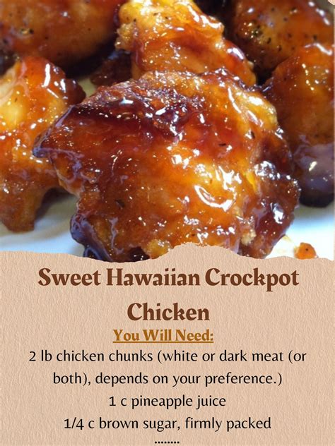 Sweet hawaiian crockpot chicken recipe – Artofit