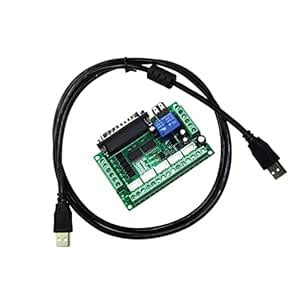 UJEAVETTE 5 Axis MACH3 Stepper Motor Driver CNC Interface Adapter ...
