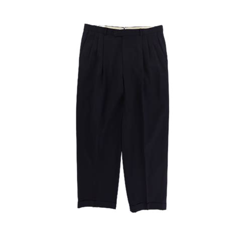 【FIFTY-FIFTY】1990s vintage GIVENCHY wool gabardine 3tuck slacks made in ...